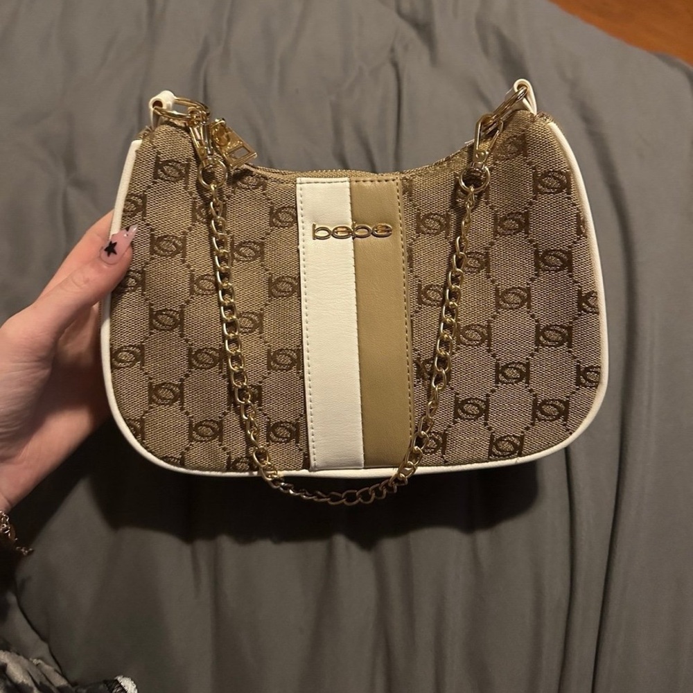 Bebe Bag with Gold Chain
